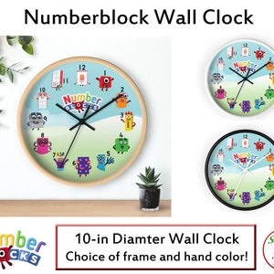 Numberblocks Wall clock