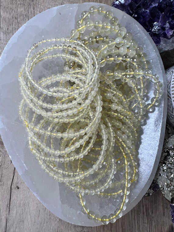 Libyan Desert Glass Bracelet 4mm, 6mm, 8mm Beads - Etsy