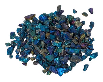 Chalcopyrite Peacock Ore Chips (1 ounce, 1/2 lb, 1 lb)