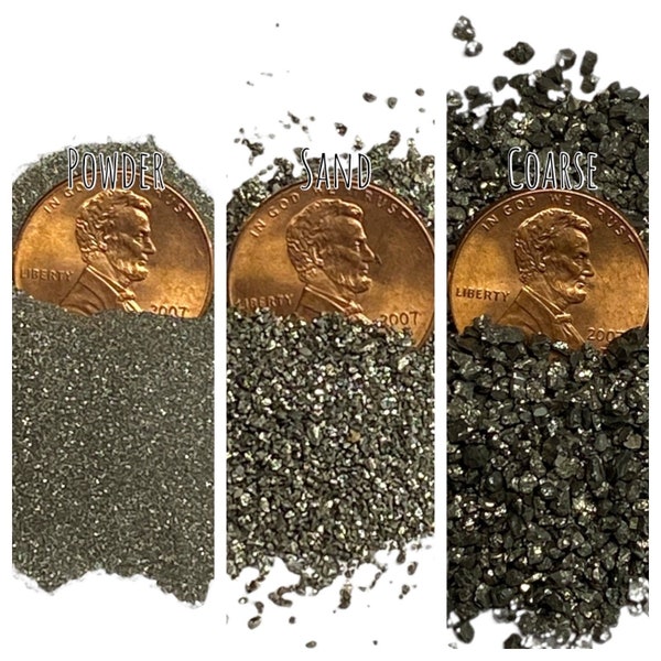 Crushed Pyrite Powder, Sand, Coarse, Extra Coarse