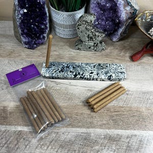 Bergamot and Palo Santo Incense Sticks, meditation incense, energy cleansing, uplifiting