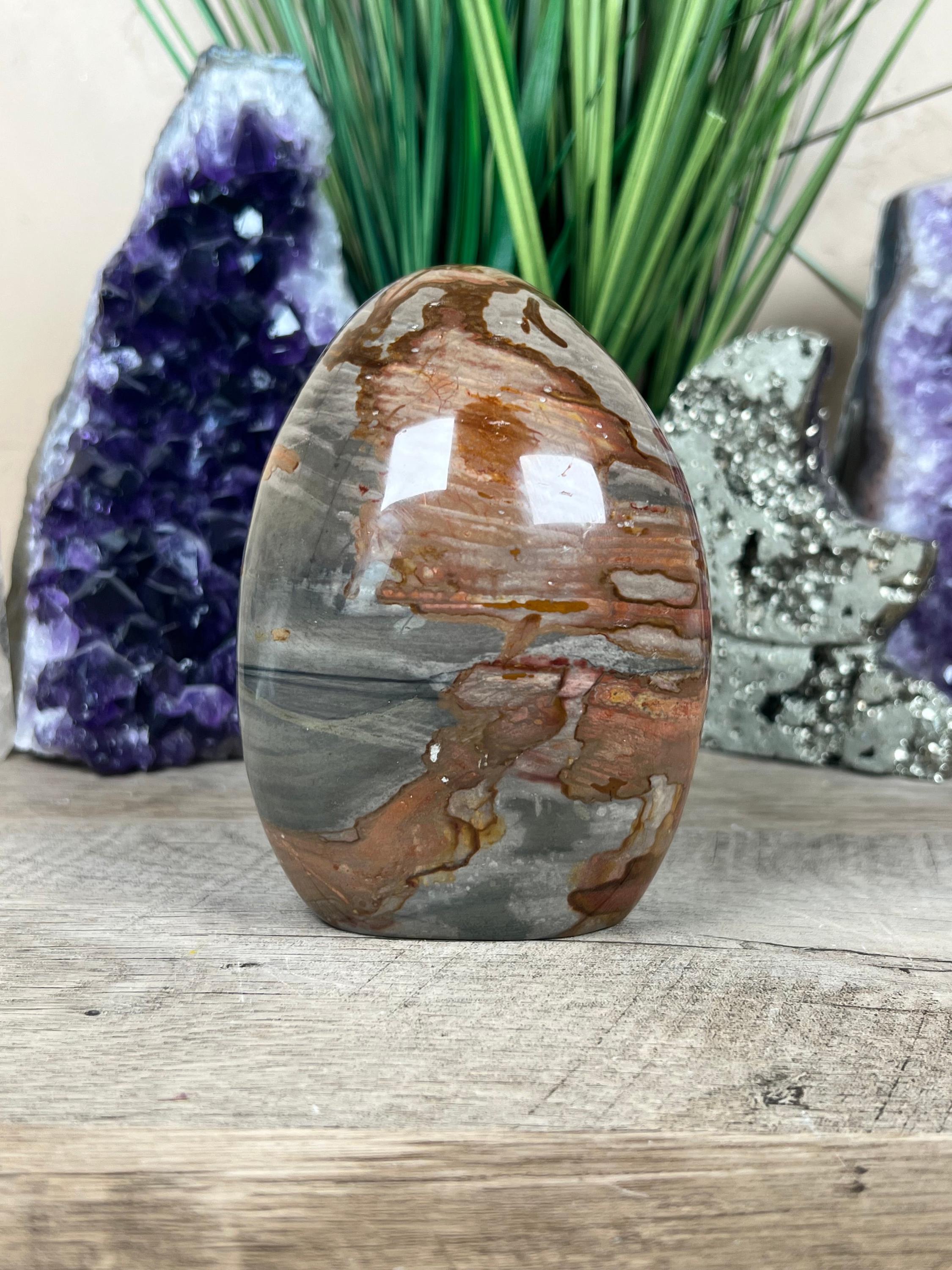 Polychrome Jasper Freeform 4.5in, Crystal Home Decor - Etsy
