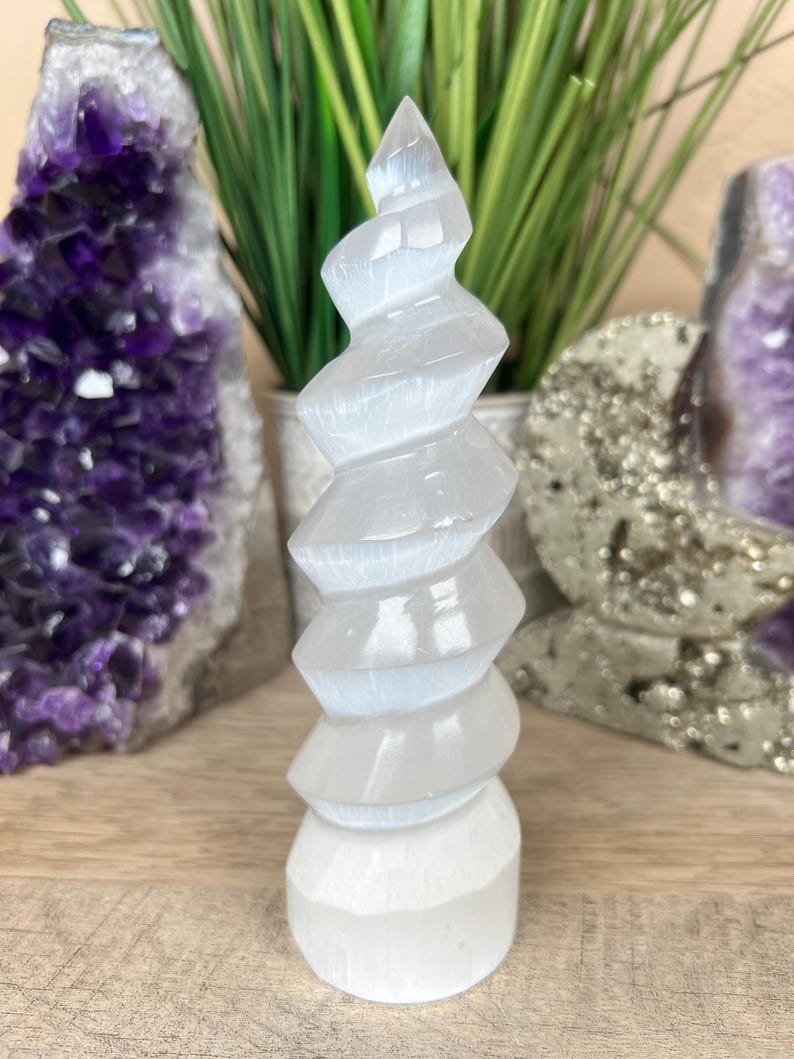 Selenite Spiral Tower