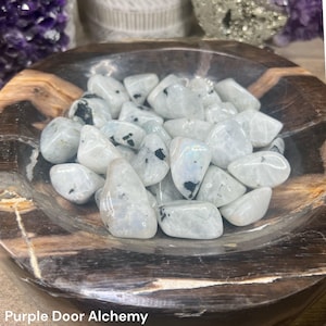 Rainbow Moonstone Tumble, Third Eye, Polished Stones, Pocket Stone, Healing Crystals, Energy Work