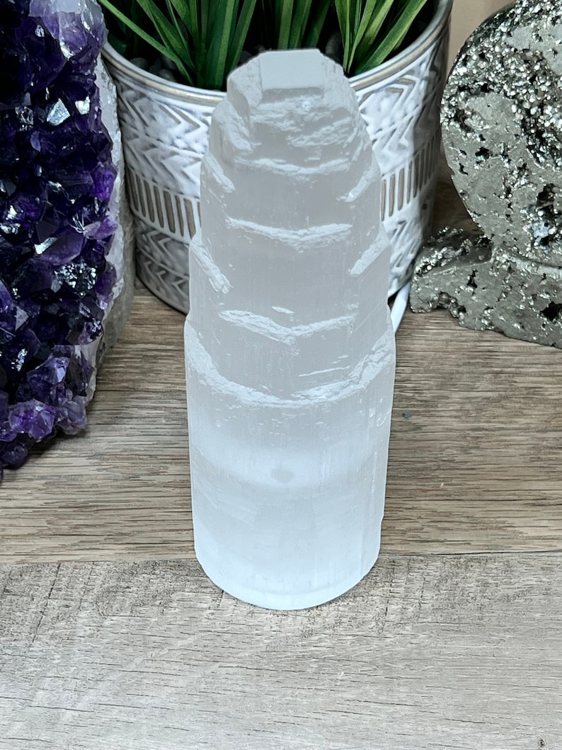 6 inch Selenite Lamp