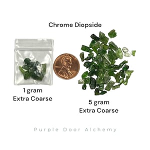 Crushed Gem Chrome Diopside - Premium - Top Quality, Ring Inlay, Resin Crafts, jewelry making