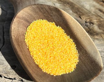 Crushed Synthetic Citrine Opal - Bello Opal - OP28, Ring Inlay, Resin Crafts, jewelry making
