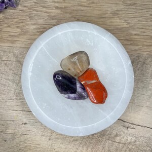 Round Selenite Bowl
