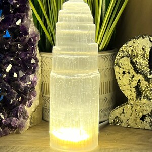 6 inch Selenite Lamp
