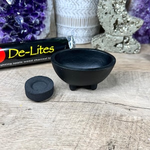 Oval Cast Iron Cauldron, incense burner