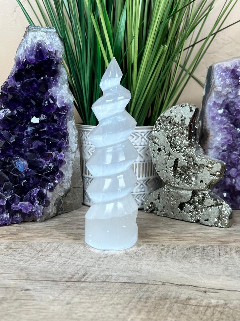 Selenite Spiral Tower