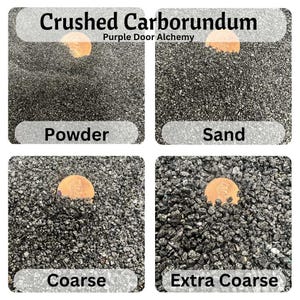 Crushed Carborundum (Silicon Carbide), Ring Inlay, Resin Crafts, jewelry making