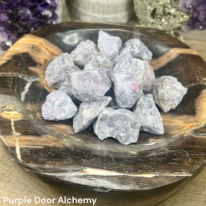 Raw Lepidolite (Unicorn Stone), Rough Stones, Pocket Crystal, Healing Crystals, Energy work
