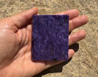 Charoite Slab 70g for lapidary, mineral collections