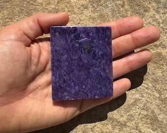 Charoite Slab 81g for lapidary, mineral collections