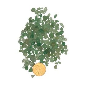 Green Aventurine Chips 1 ounce, 1/2 lb, 1 lb, Polished Green Aventurine, Candles, Jewelry, Inlay, Arts & Crafts