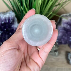 Selenite Spiral Tower bottom