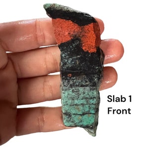 Sonoran Sunrise Chrysocolla Slabs 1 - 5