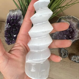 Selenite Spiral Tower