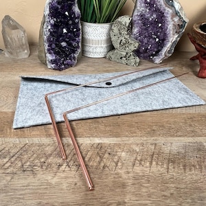 Dowsing Rods, handmade solid copper