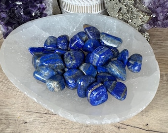 Lapis Lazuli Tumble, Third Eye, Polished Stones, Pocket Stone