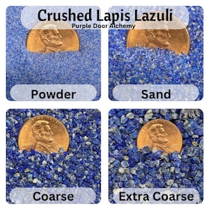 Crushed Lapis Lazuli Powder, Sand, Coarse, Extra Coarse