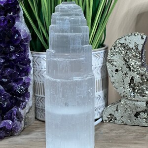 6 inch Selenite Lamp