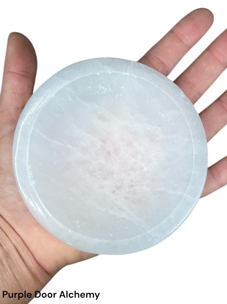 Round Selenite Bowl