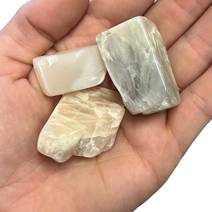 Moonstone  Tumble, Polished Stones, Pocket Crystal, Healing Crystals, Energy work