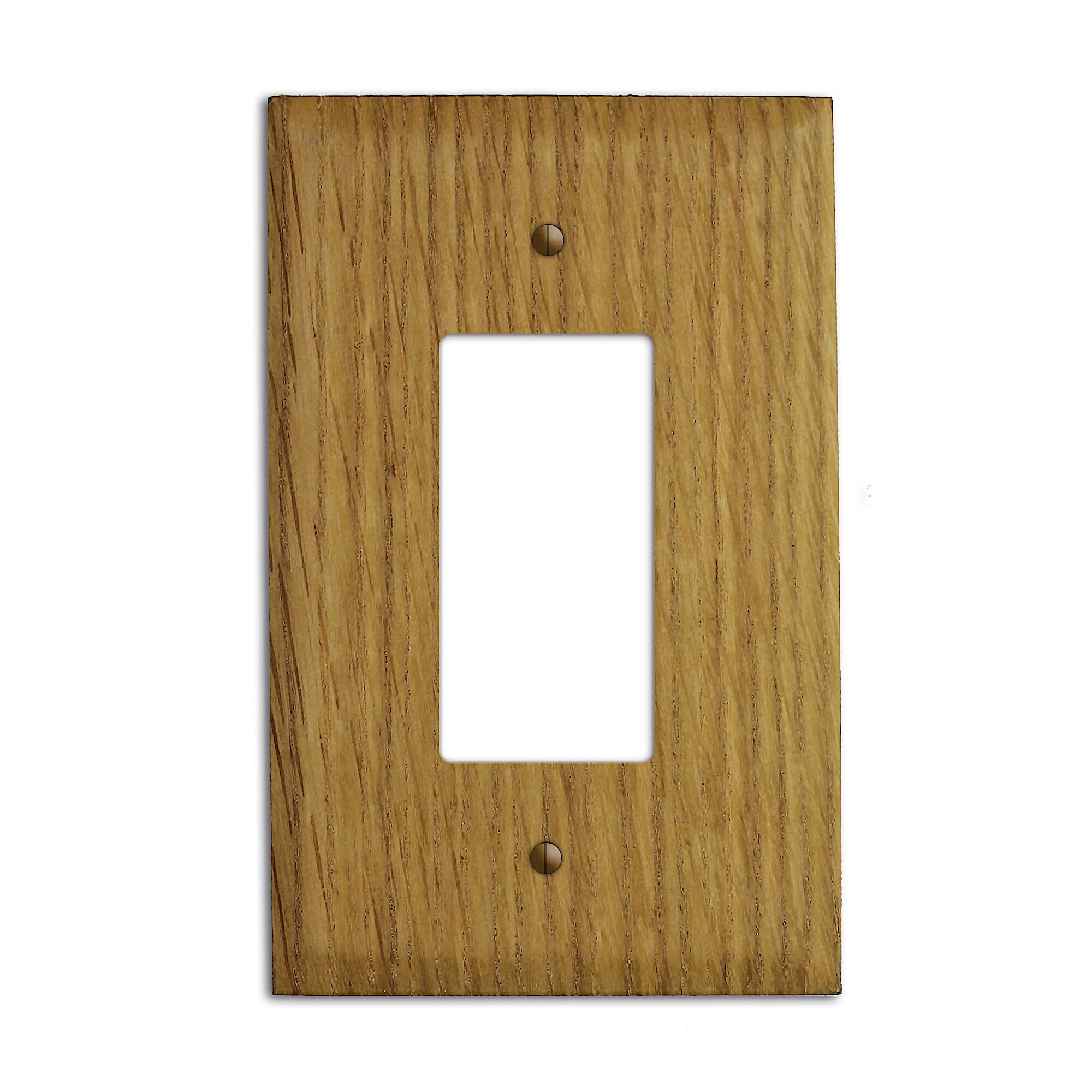 White Oak Wood Switch Plate Cover Outlet Cover Lightswitch Etsy