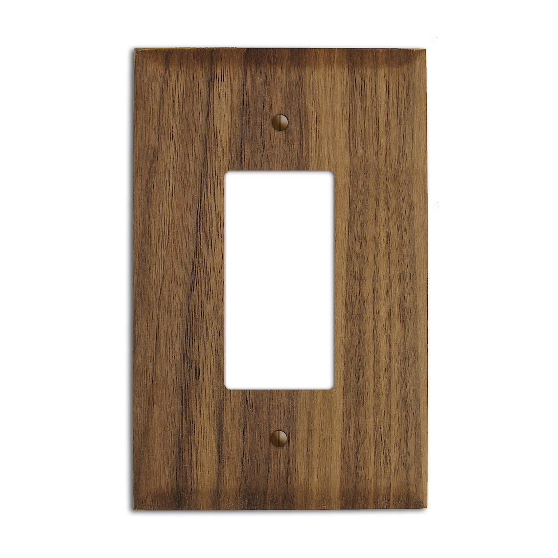 Walnut Wood Switch Plate Cover Outlet Cover Lightswitch Etsy