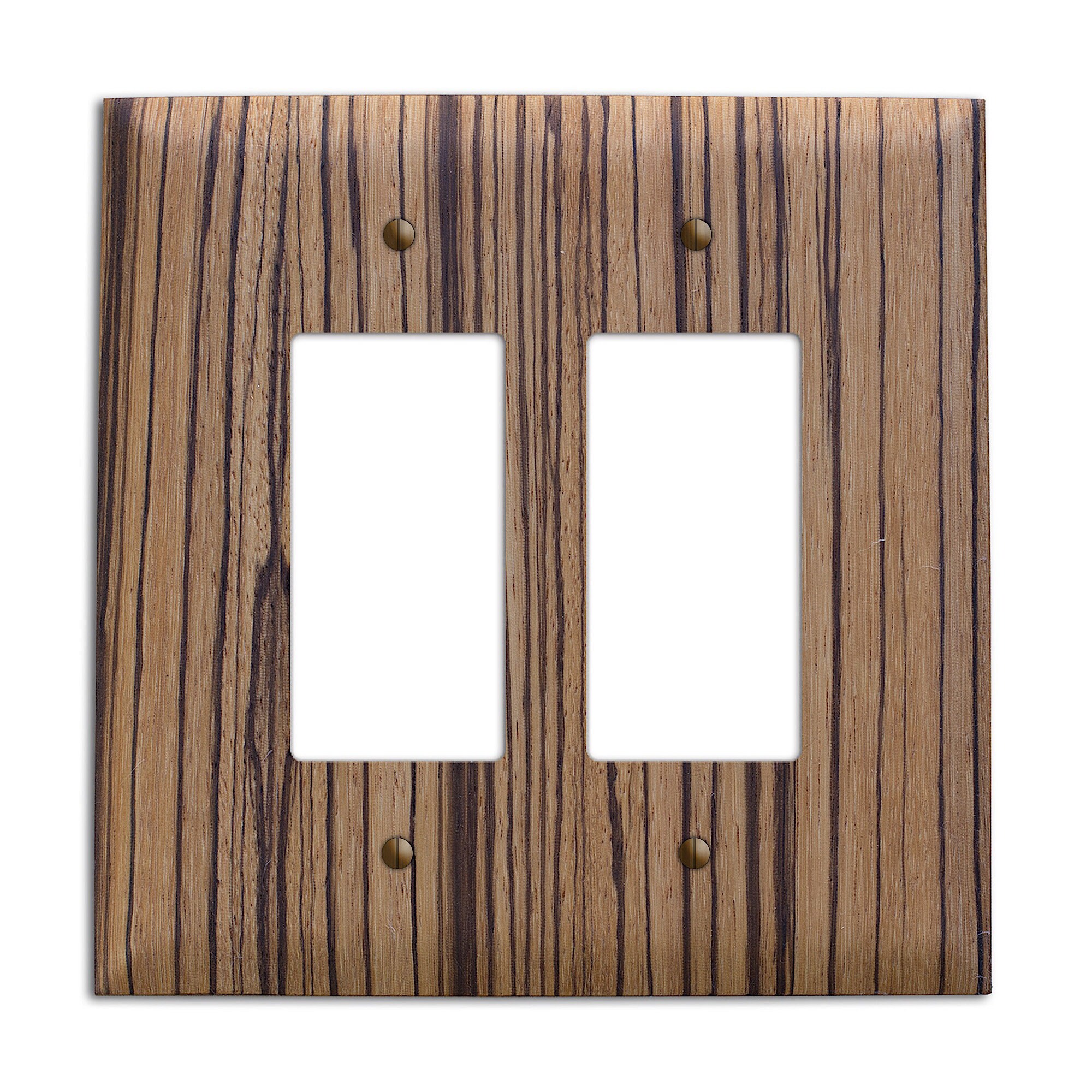 Zebrawood Switch Plate Cover Outlet Cover Lightswitch Etsy