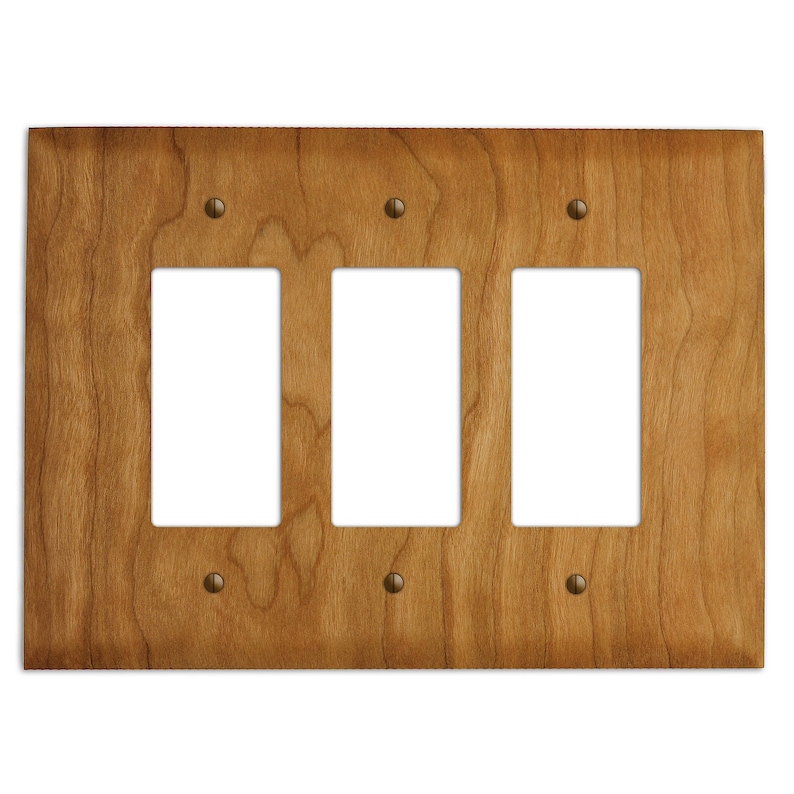 Cherry Wood Switch Plate Cover Outlet Cover Lightswitch Etsy