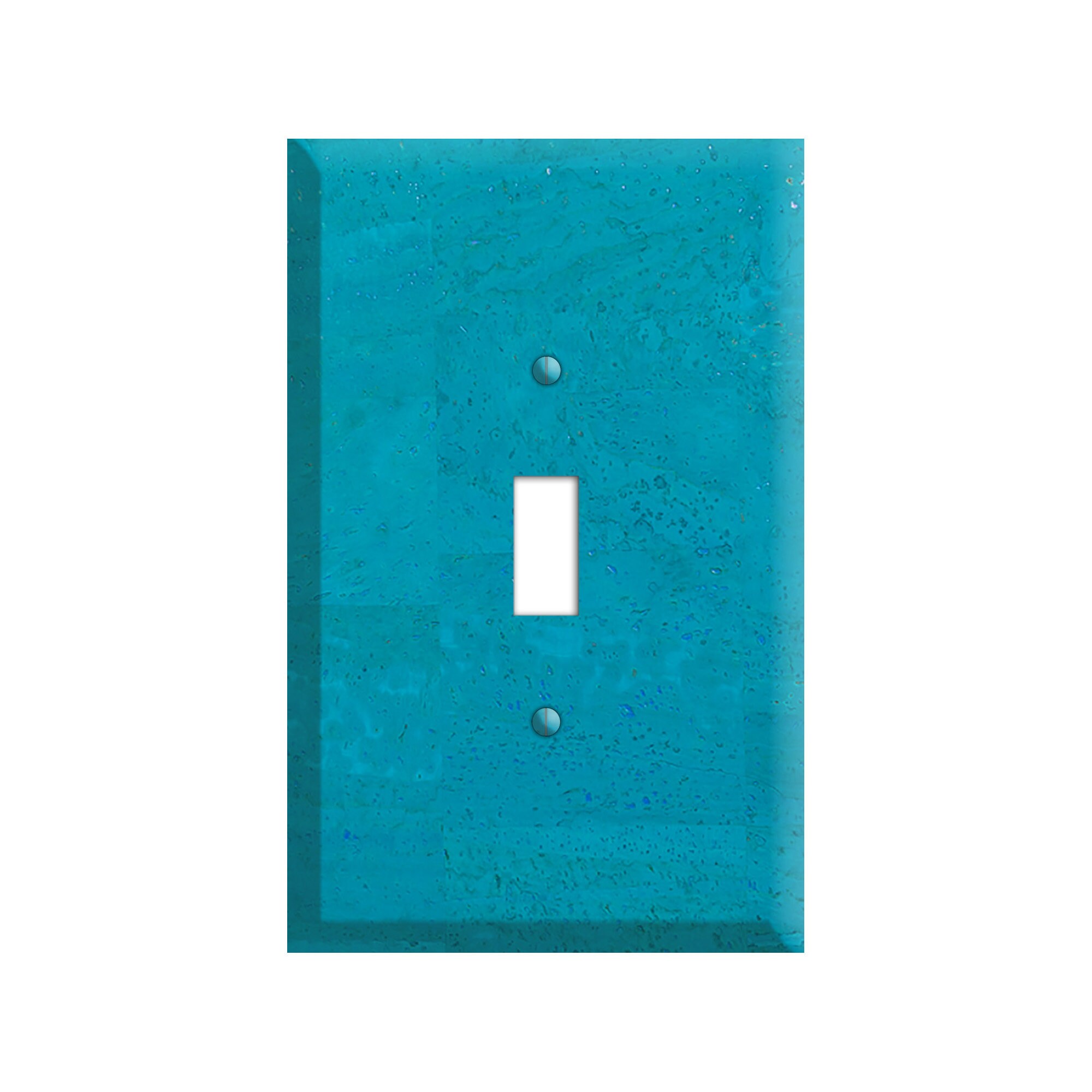 Bahama Blue Cork Switch Plate Cover Outlet Cover Etsy
