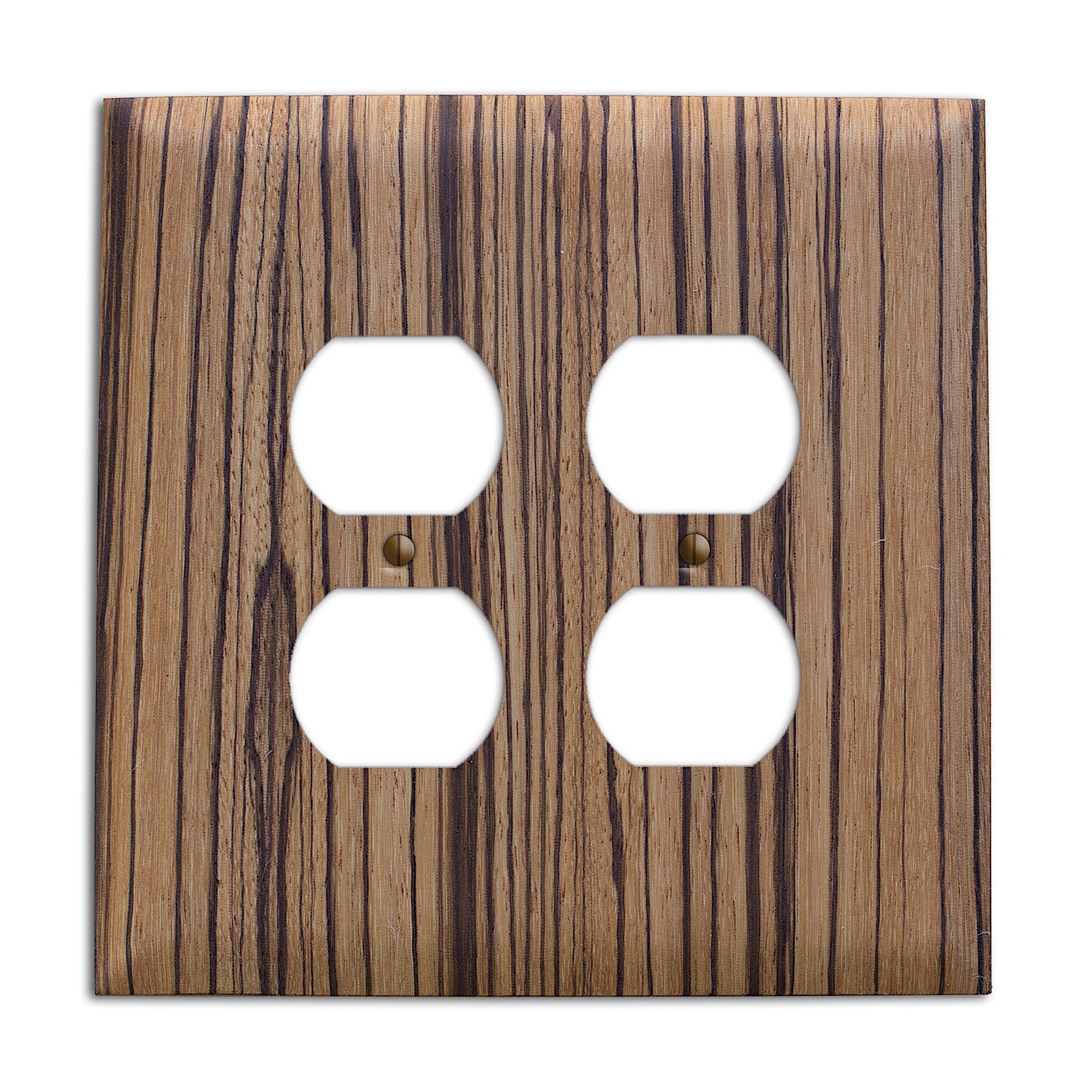 Zebrawood Switch Plate Cover, Outlet Cover, Lightswitch Cover