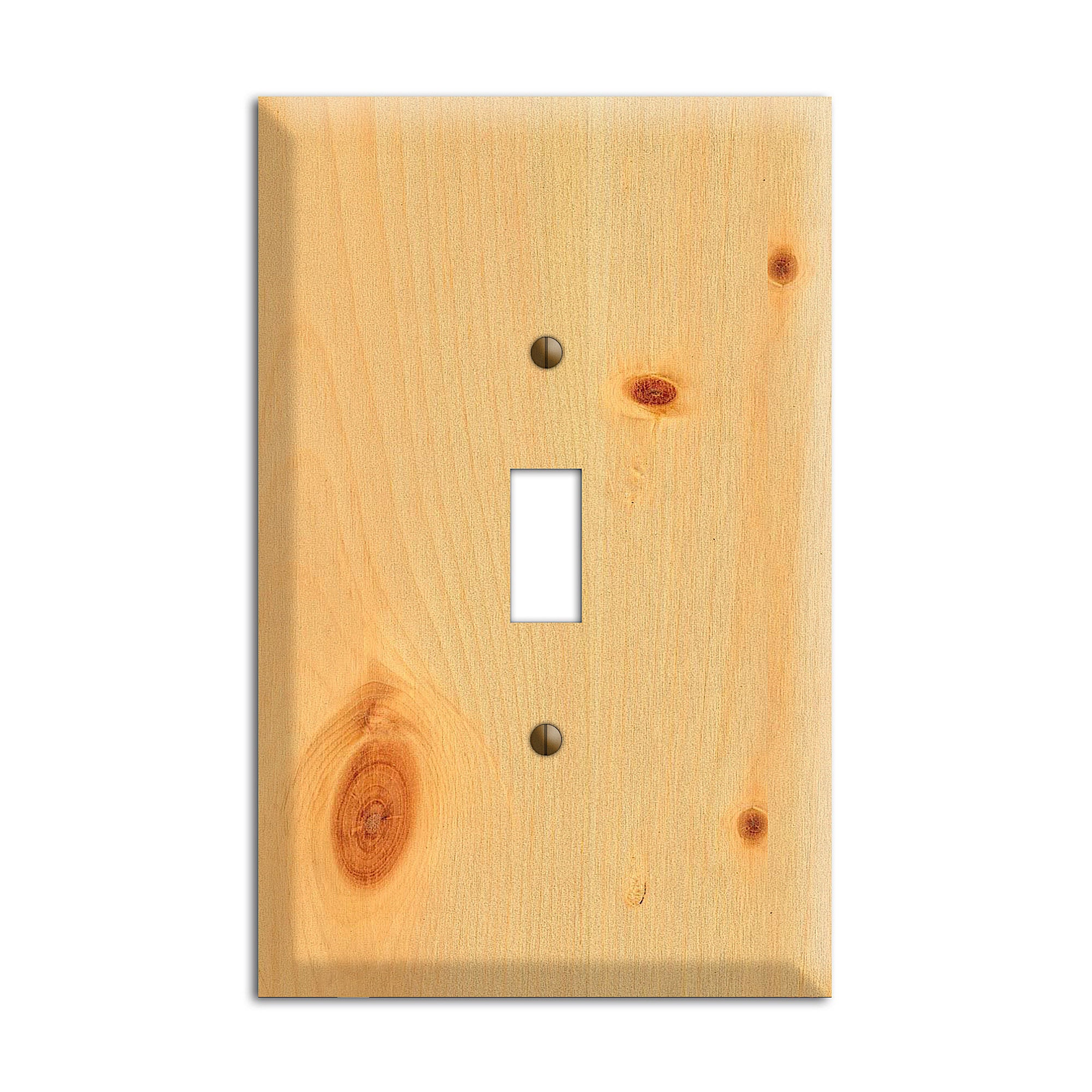 Pine Wood Switch Plate Cover Outlet Cover Lightswitch Etsy