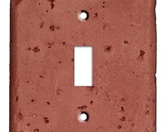 Brick Stone Cover Plate - Switch Plate Cover, Outlet Cover, Lightswitch Cover -Stone- Home Décor, Toggle, Duplex, Rocker, Wallplate