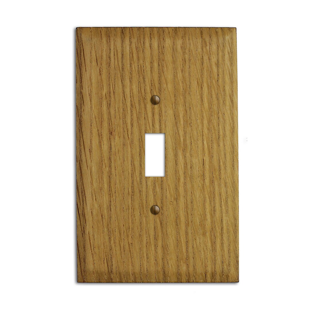 White Oak Wood Switch Plate Cover, Outlet Cover, Lightswitch Cover wood