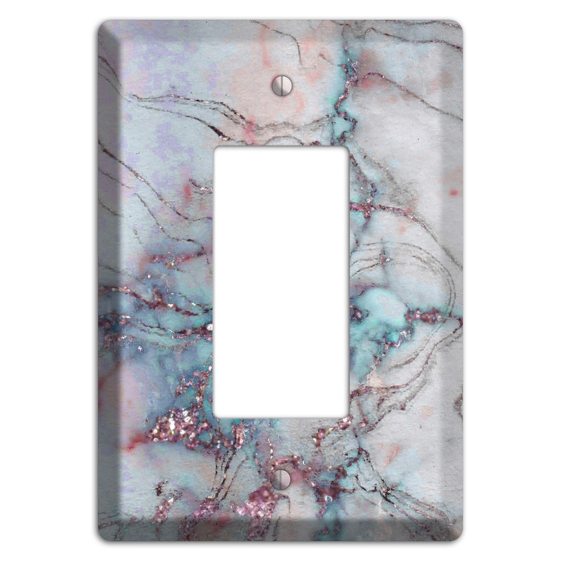 Cotton Candy Marble Print Switch Plate Cover Outlet Cover - Etsy