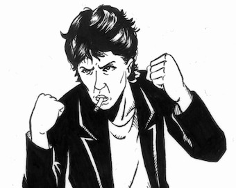 Arte em quadrinhos original de Lady Gaga - "Jo Calderone"