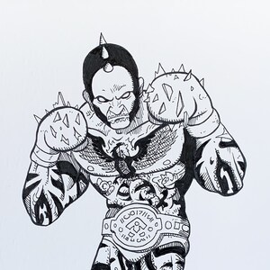 Inktober Original Art : &quot;Ornament&quot;