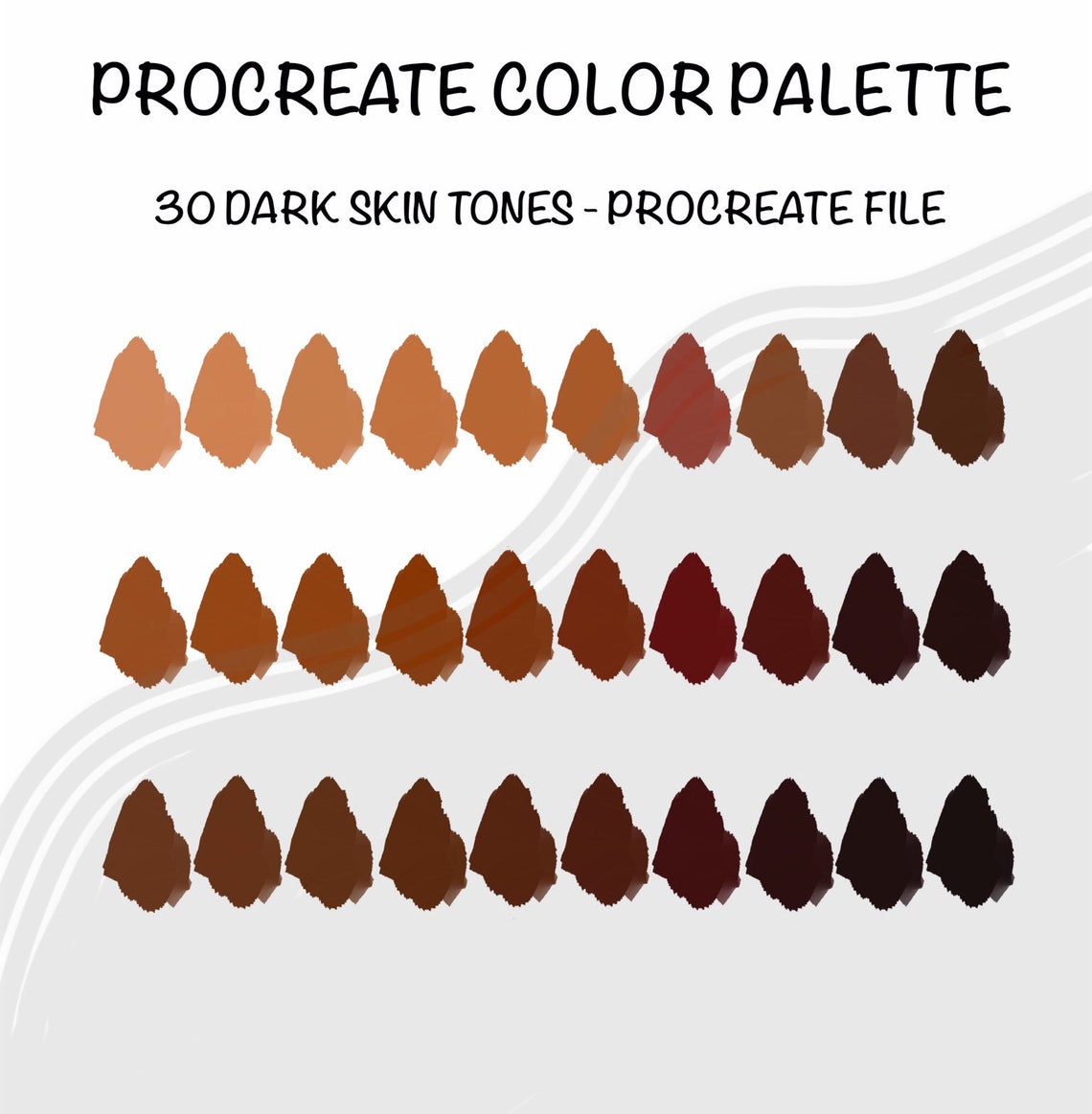 procreate skin color palette procreate skin color palette