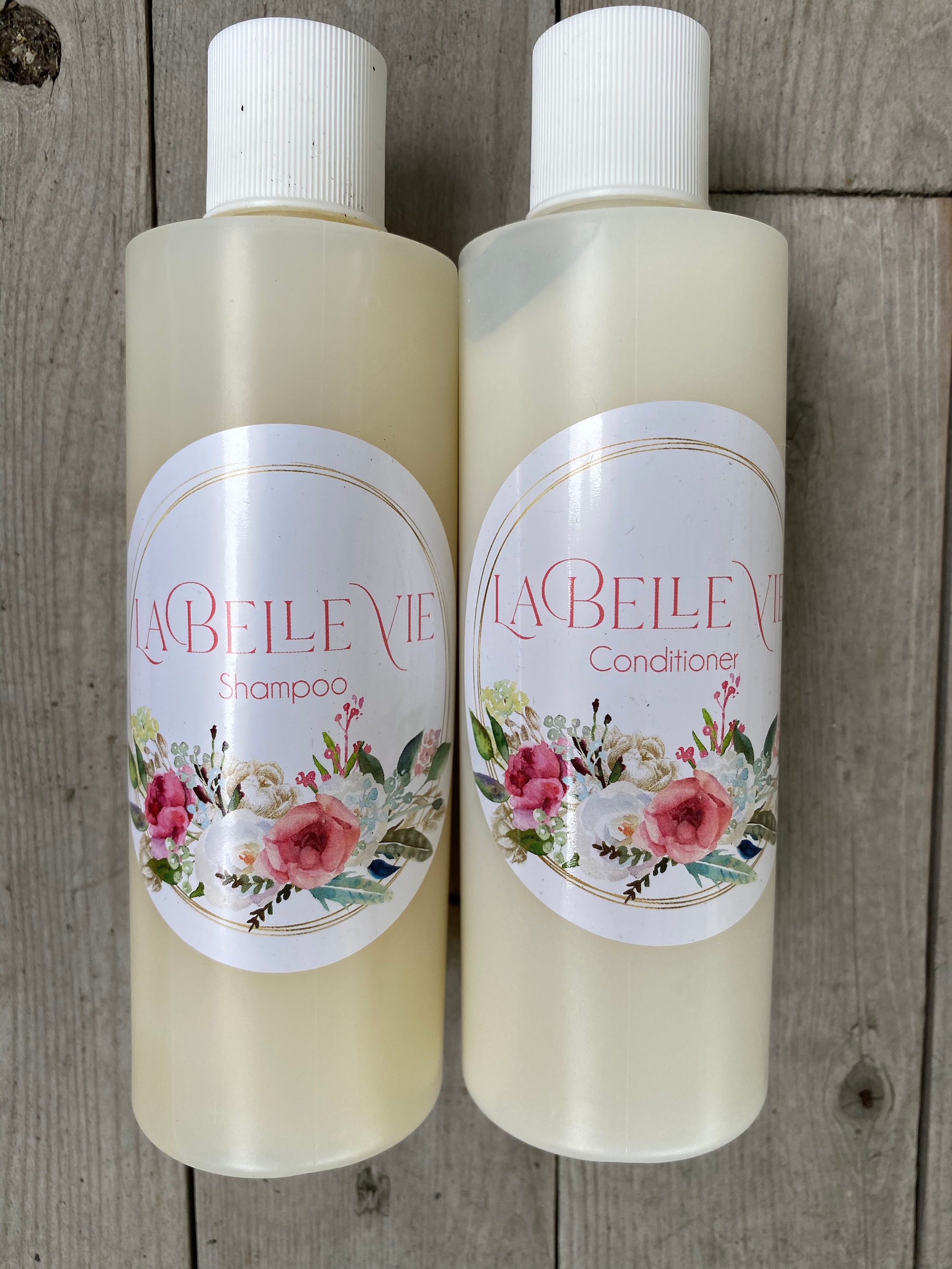 La Belle Vie Luxury Shampoo & Conditioner Set vegan paraben Etsy