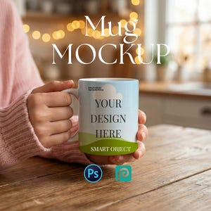 May include: A white ceramic mug with a black handle and the text "But First, Coffee" in a black, bold font. The mug is on a white surface. The mug is approximately 10 cm tall.