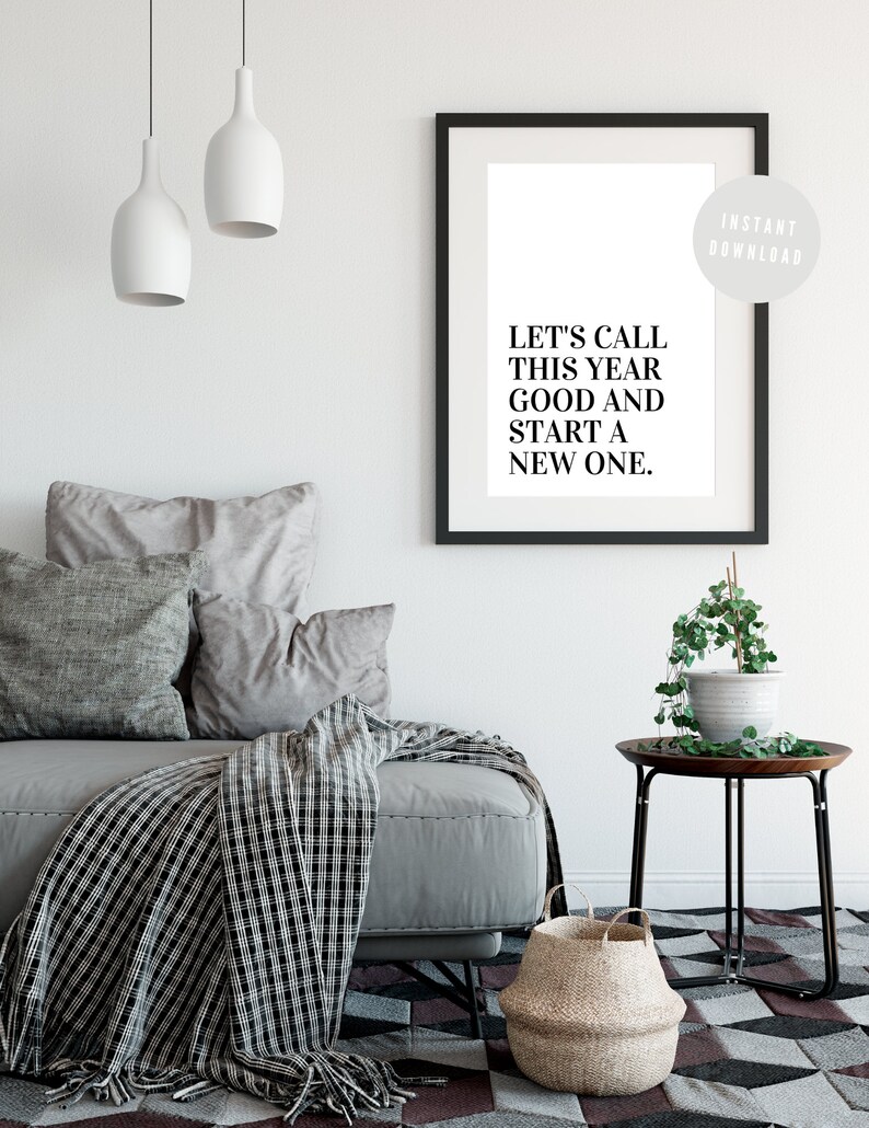 Christmas Gift 2020 Printable Quote Wall Decor Living Room Etsy
