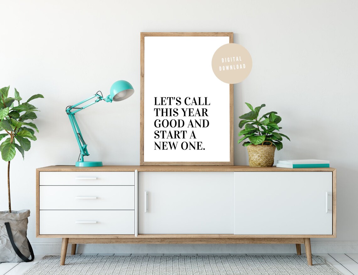 Christmas Gift 2020 Printable Quote Wall Decor Living Room Etsy