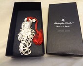 Vintage 1997 Christopher Radko Sterling Silver quot Winter Spirit quot Limited Edition Christmas Ornament