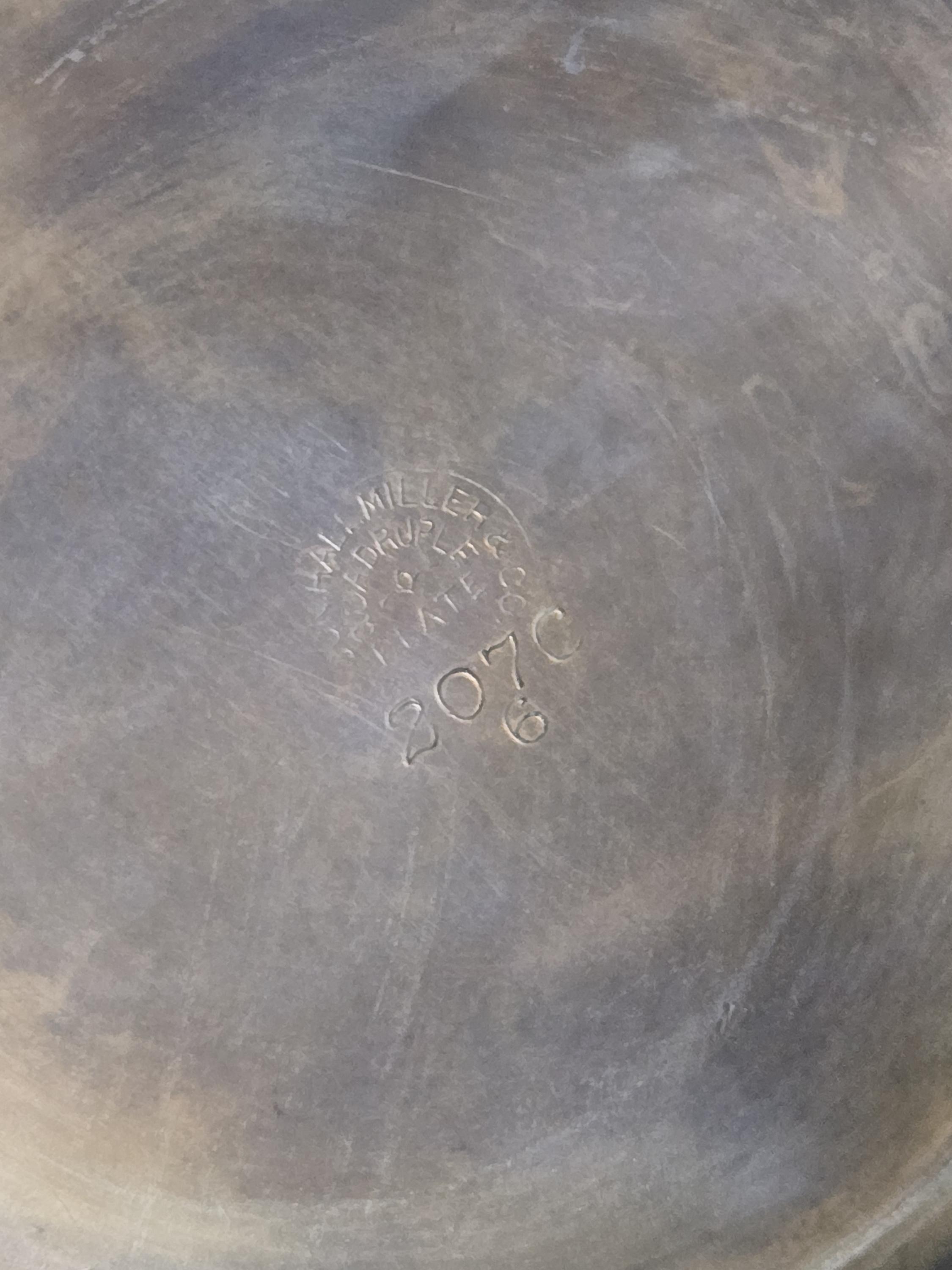 Antique Simpson Hall Miller & Co Quadruple Plate Silver Plated
