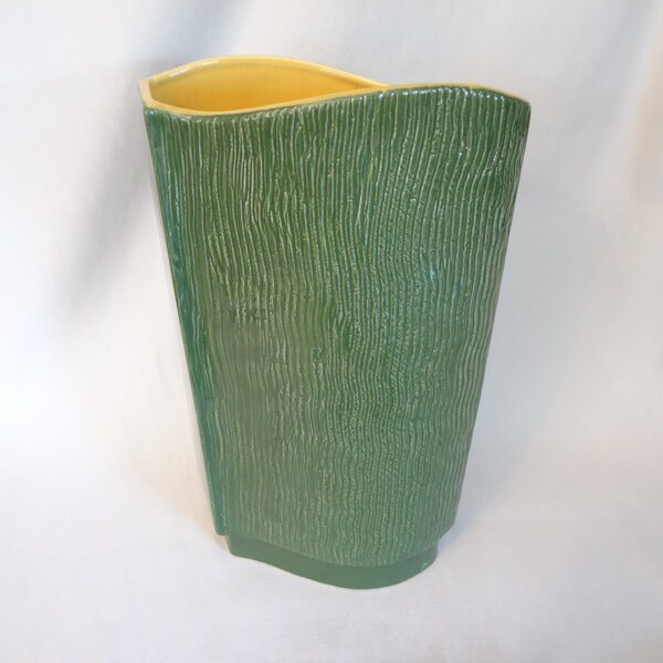 Red Wing Yellow Vase Etsy