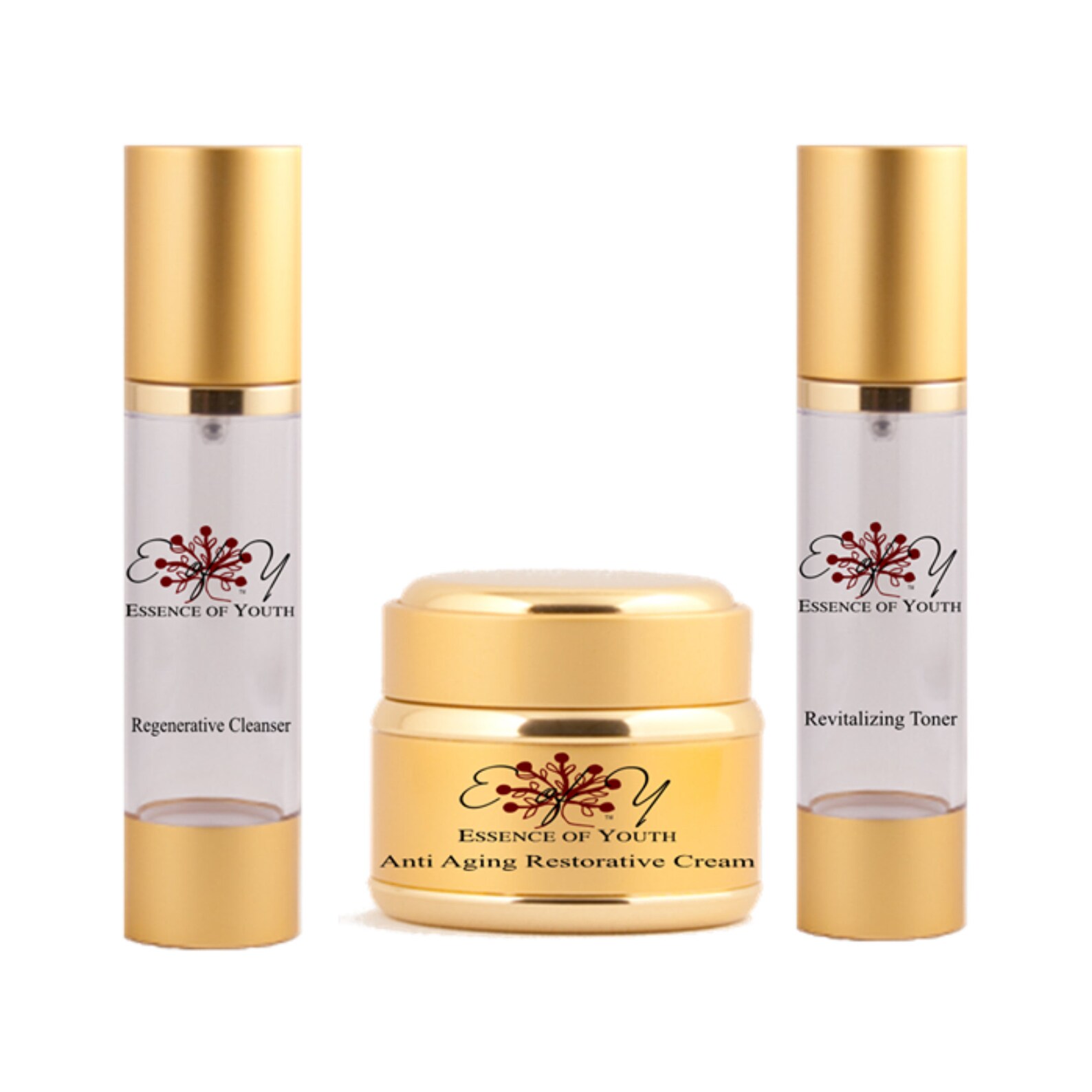 Daily Antiaging 3 Step Skincare Routine Kit Natural Anti Etsy